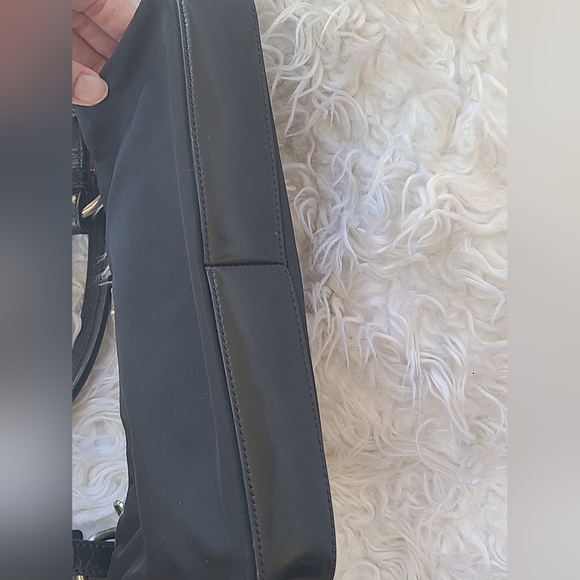 Prada Tessuto Spazzole Pochette Black Great Condition- Authentic - Picture 6 of 16